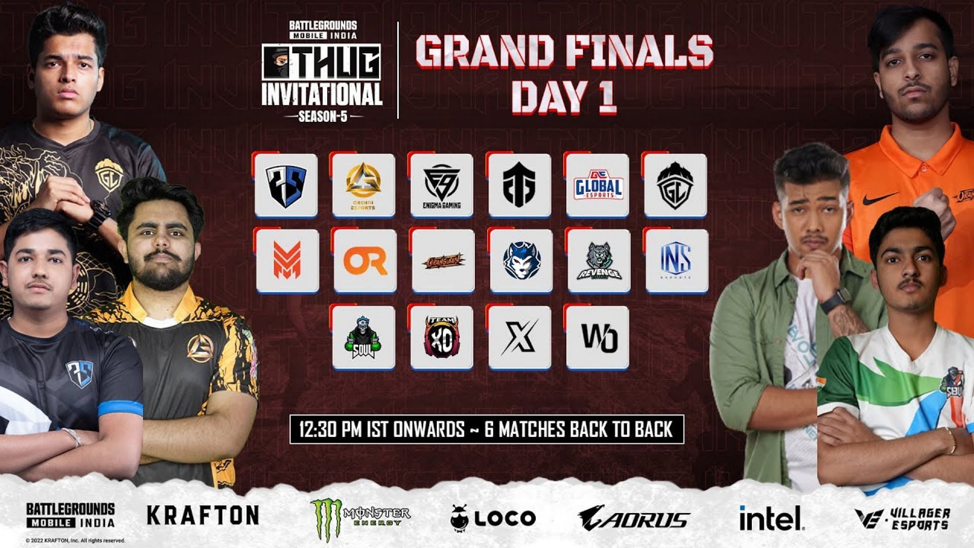 BGMI Thug Invitational Season 5 Finals day 1 (Image via YouTube/Thug)