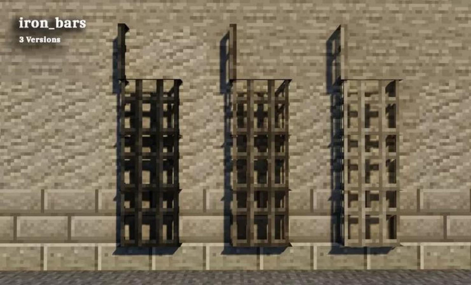 Iron Bars texture (Image via Planet Minecraft)