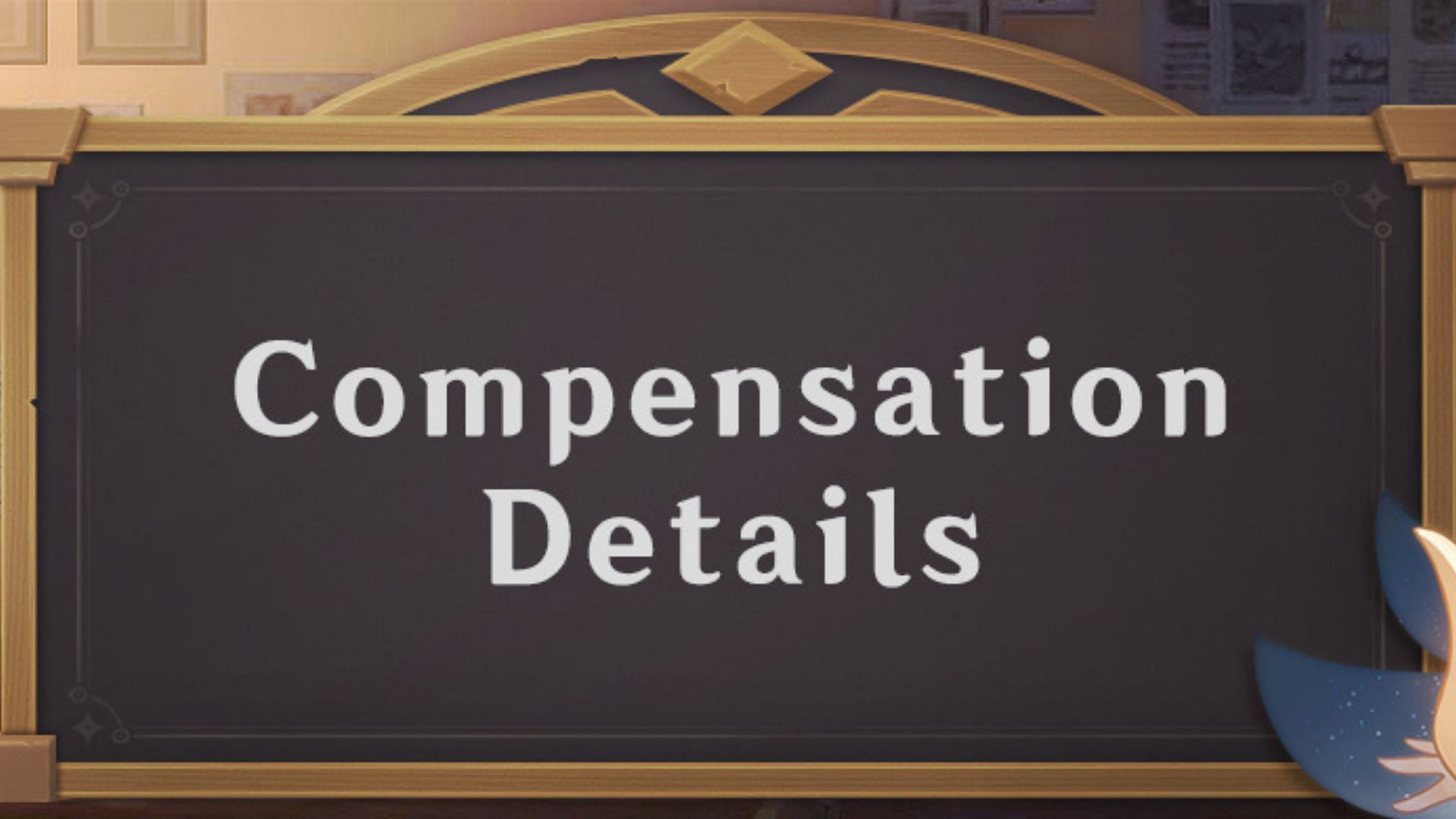 An official announcement about compensation for delay in patch 2.7 (Image via Genshin Impact)