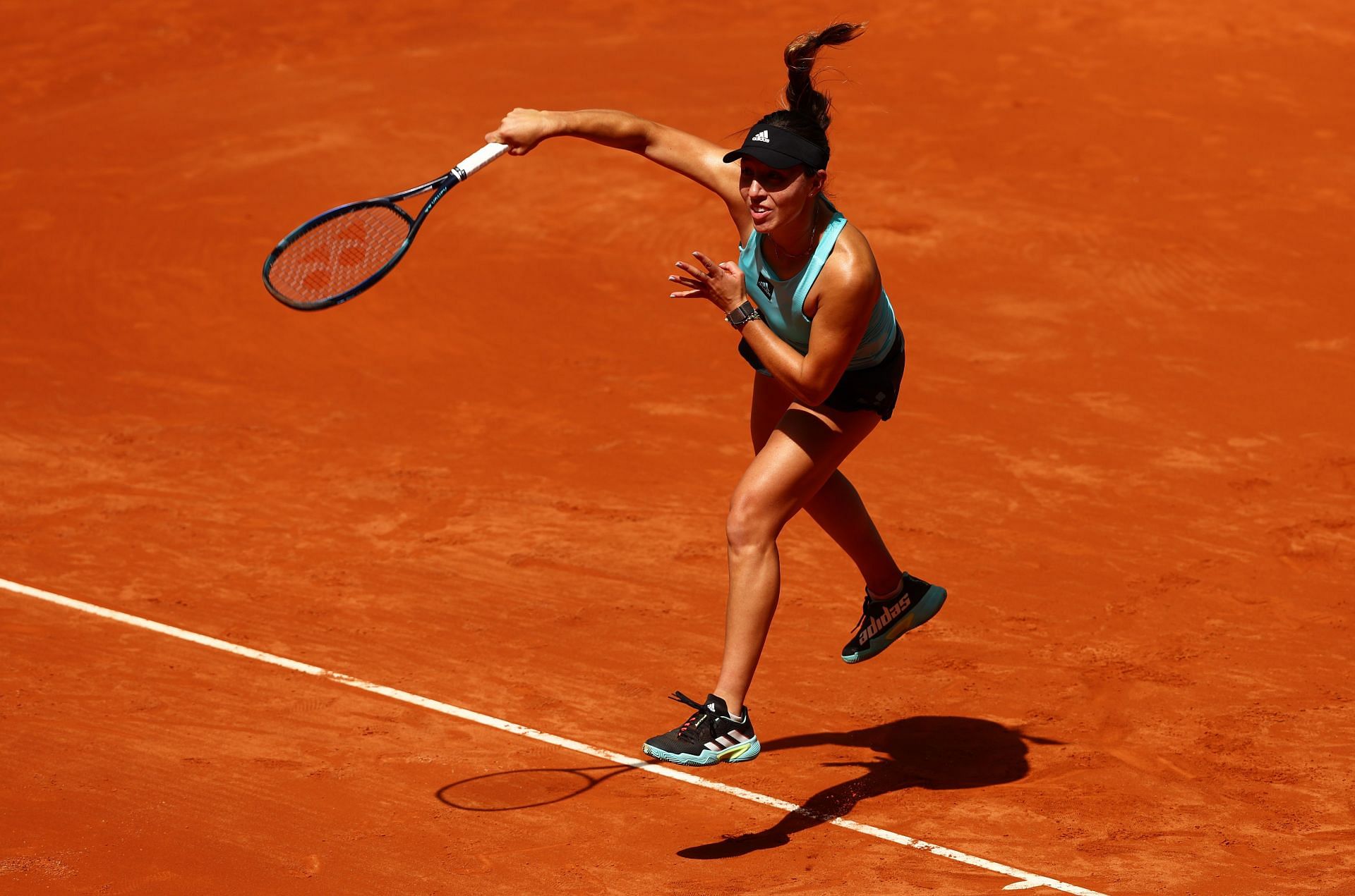 Jessica Pegula at the 2022 Mutua Madrid Open.