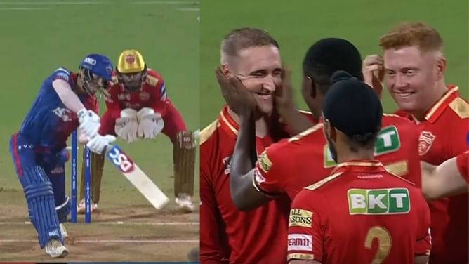 IPL 2022: [Watch] Massive blunder as David Warner loses wicket to Liam Livingstone on first ball vs Punjab Kings