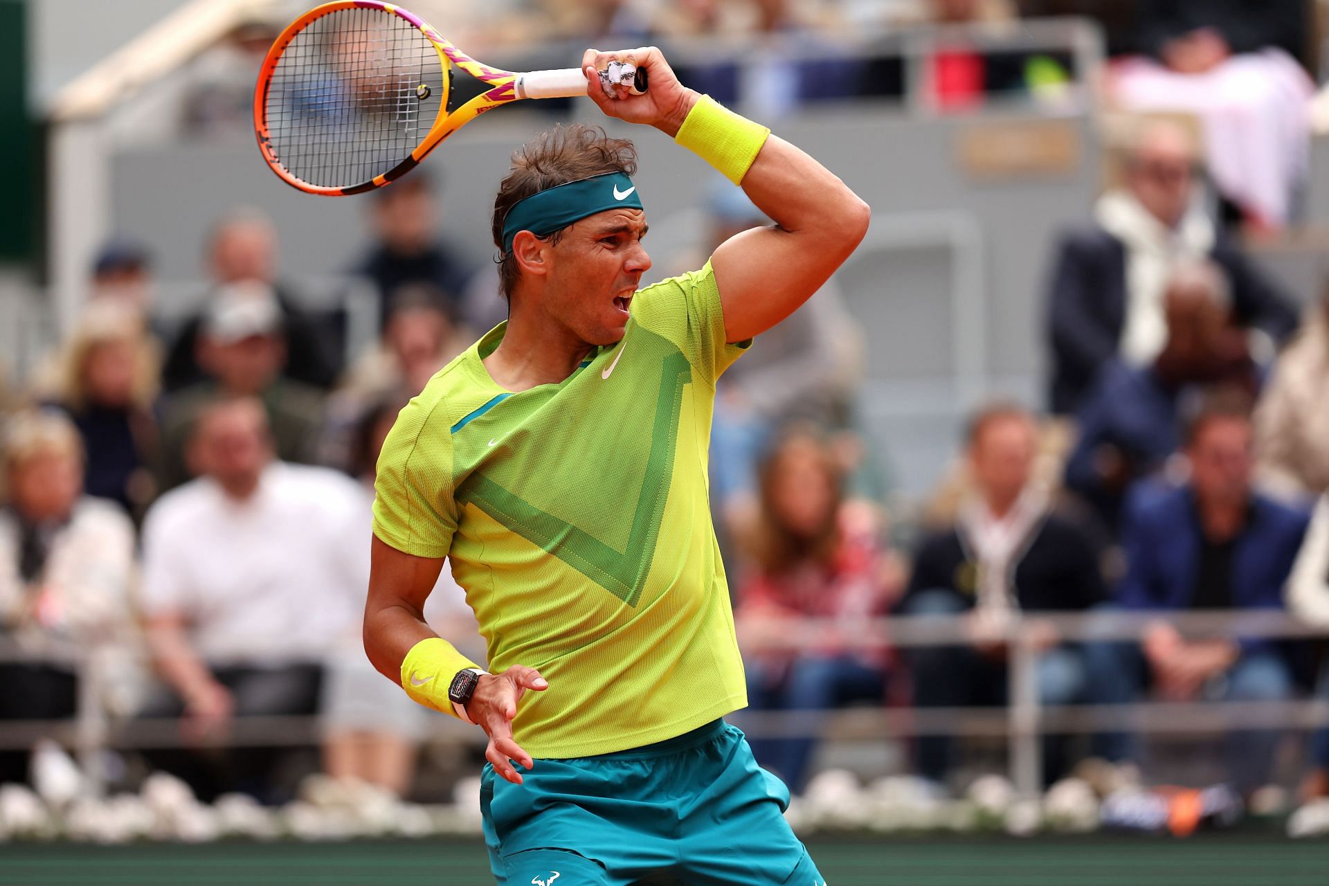 Rafael Nadal at the 2022 French Open - Day Eight