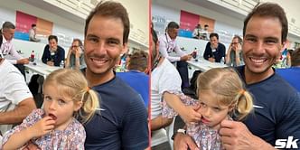 Olympic silver medalist Andrea Hlavackova shares adorable photos of her daughter posing with Rafael Nadal