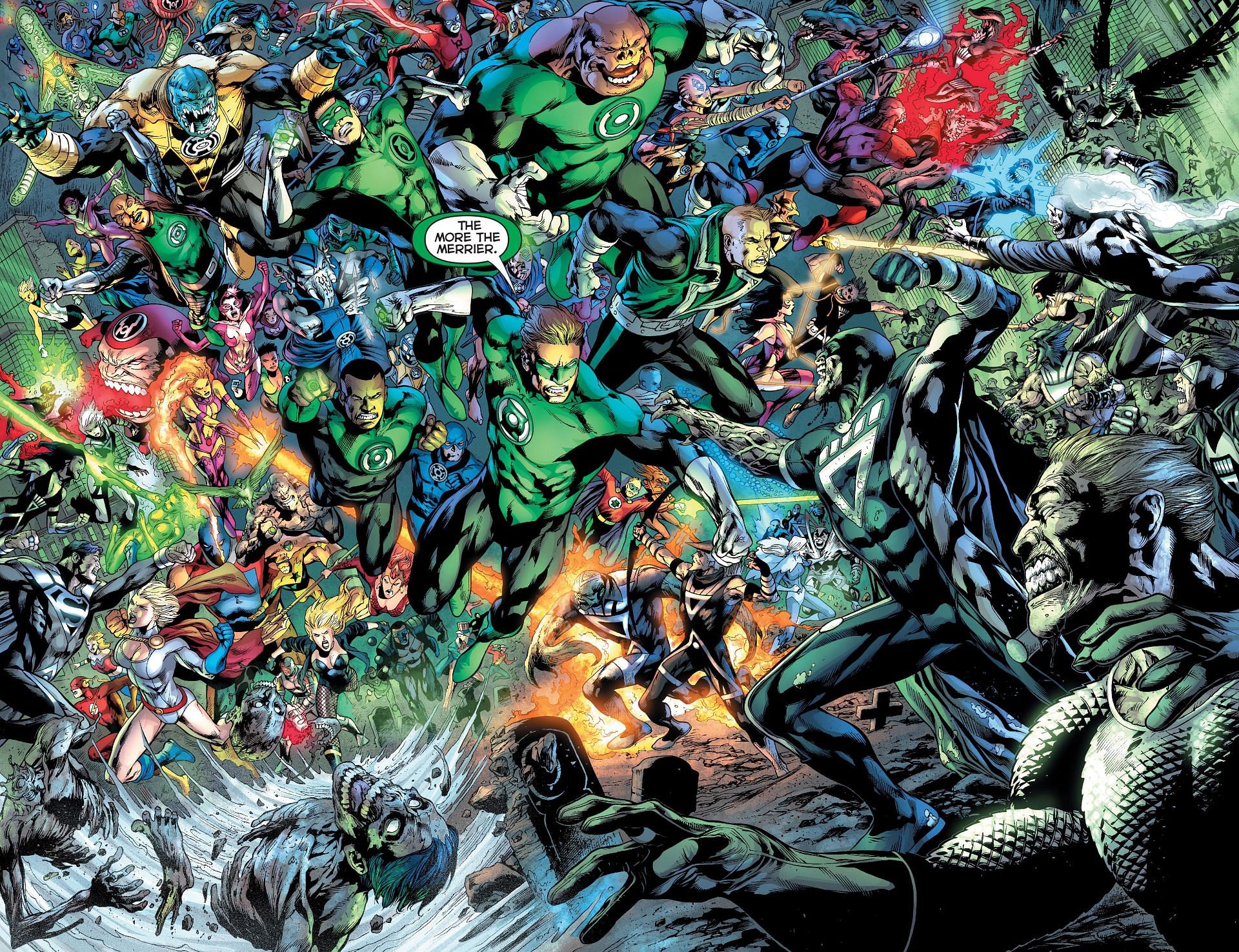 Buy DC Comics Green Lantern All Lantern Corps Colored Power Ring Set