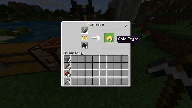 Gold Ingots in Minecraft