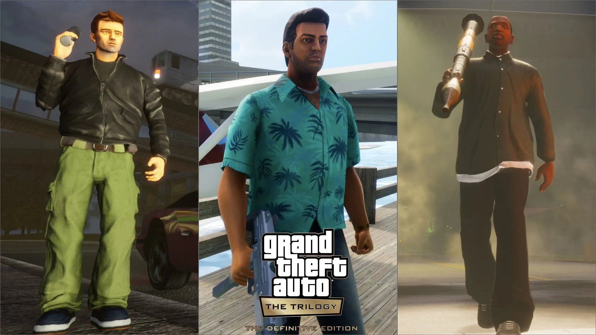 The GTA Trilogy: Definitive Edition had a rocky reception by fans (image via Rockstar Games)