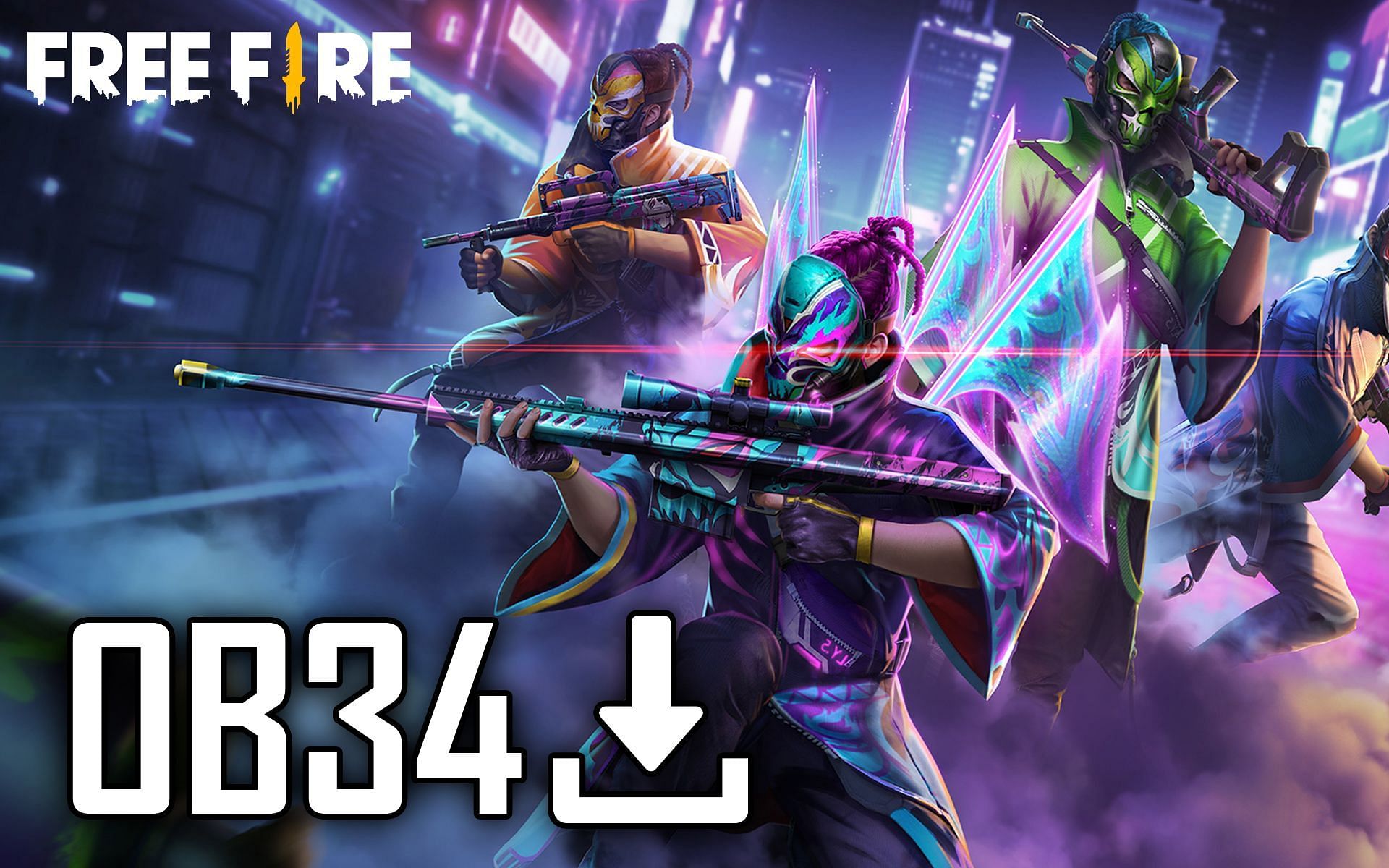 Mobile gamers can download the Free Fire OB34 APK today (Image via Sportskeeda)