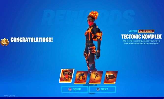 How to redeem the Fortnite Volcanic Ash-Sassin pack for free