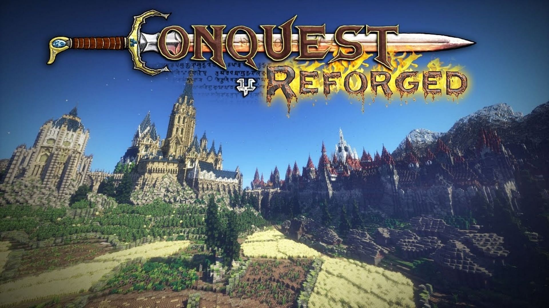Conquest is an excellent texture pack for realistic medieval portrayals (Image via Dukonred1/Youtube)