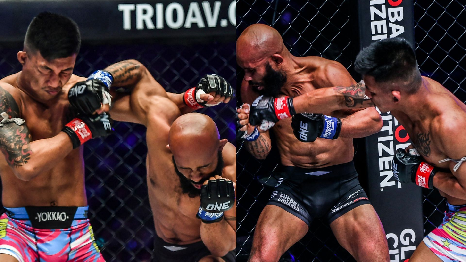 [Photo Credits: ONE Championship] Rodtang Jitmuangnon and Demetrious Johnson