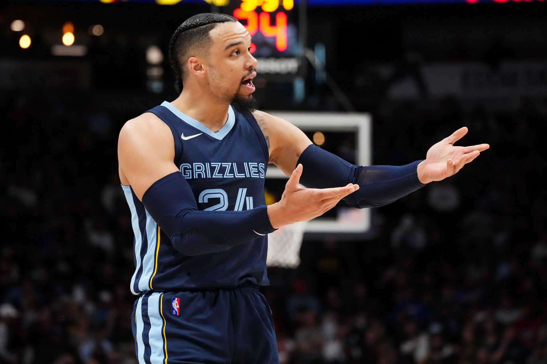 Dillon Brooks of the Memphis Grizzlies was suspended by the league for Game 3 against the Golden State Warriors
