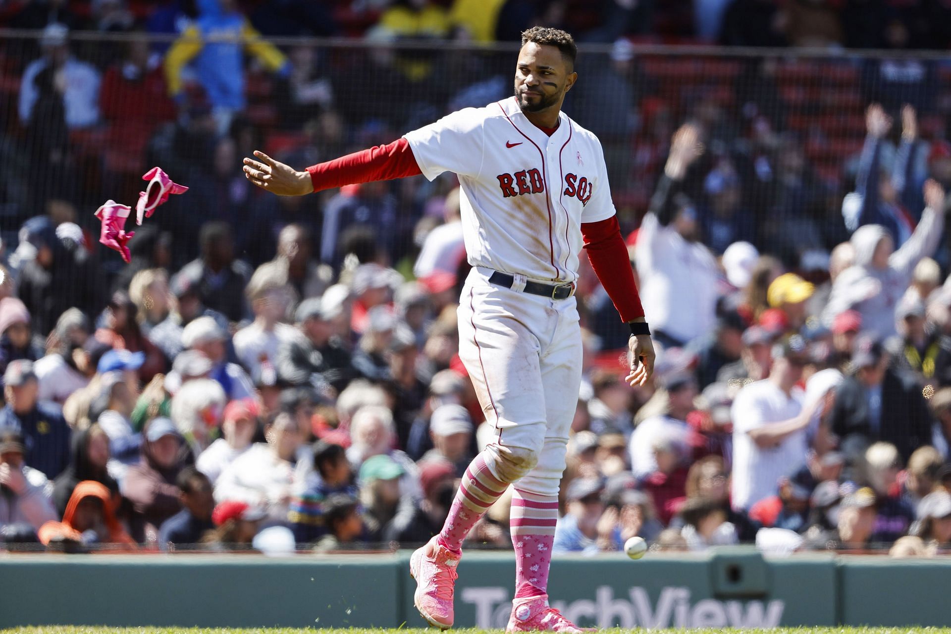 Boston Red Sox SS Xander Bogaerts is batting .343. His team is 10-19.