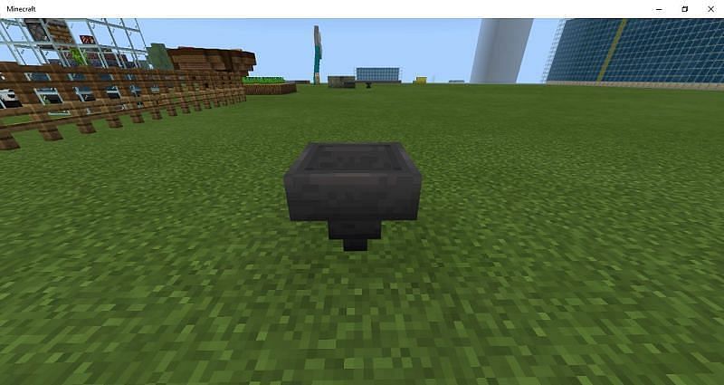 A hopper not attached to anything Image via Mojang