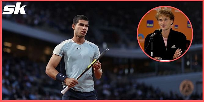 Carlos Alcaraz has played 2 night sessions in a row at Roland Garros, he is an amazing talent but other players are being left out a bit: Alexander Zverev
