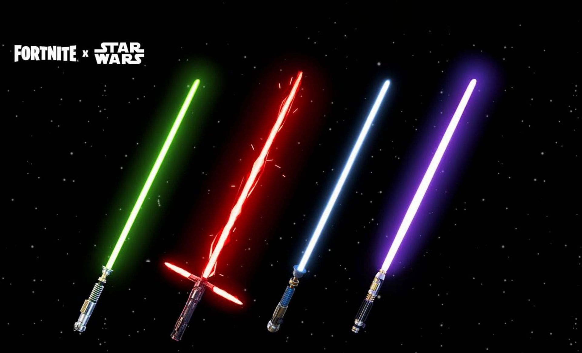 Star Wars collaboration reintroduces Lightsabers (Image via Epic Games)