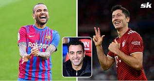 "I should remind you, I agreed to sign Dani Alves" - Xavi offers interesting assessment when quizzed about Barcelona target Lewandowski's age