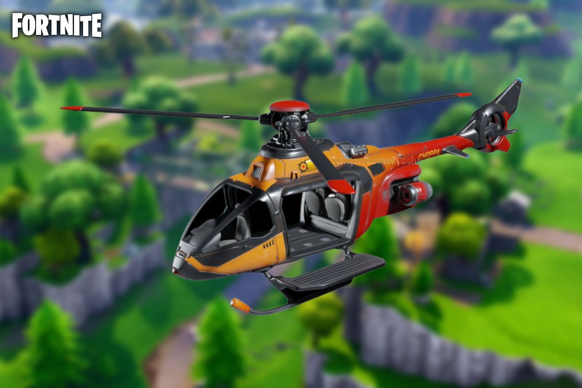 Choppa locations in Fortnite Chapter 3 Season 2 (Image via Sportskeeda)