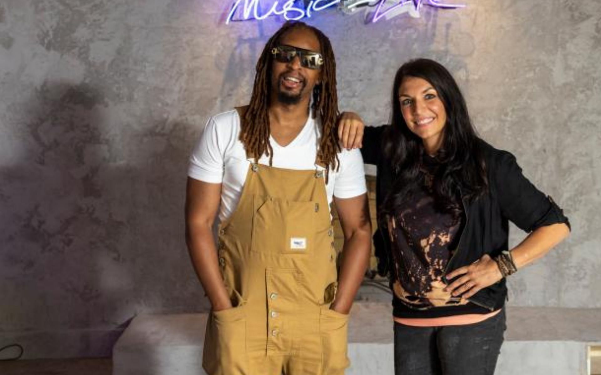 Lil Jon and Anitra Mecadon (Image via HGTV)