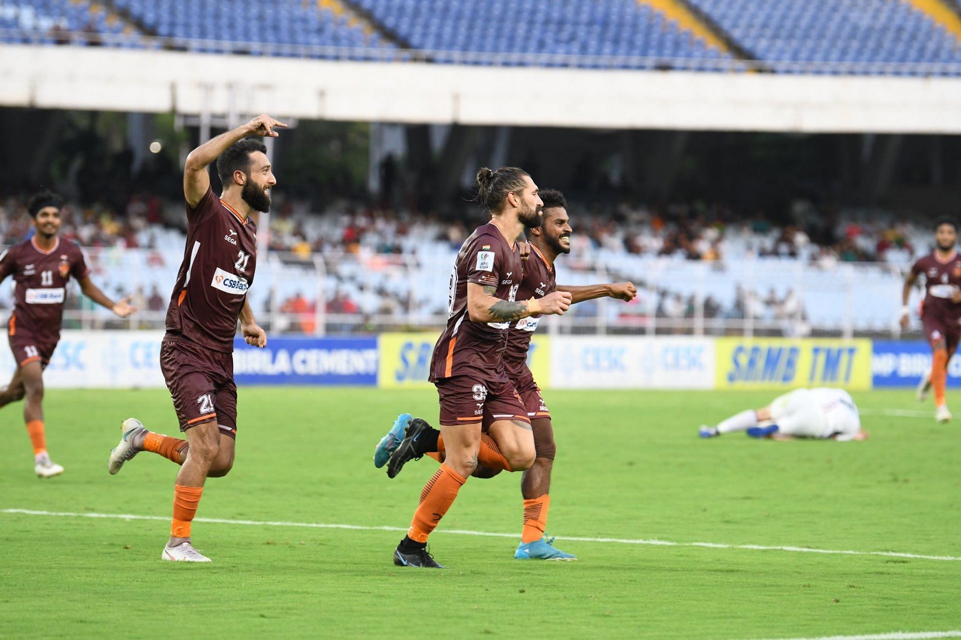 Luka Majcen scored a brace against ATK Mohun Bagan. (Image Courtesy: Twitter/GokulamKeralaFC)