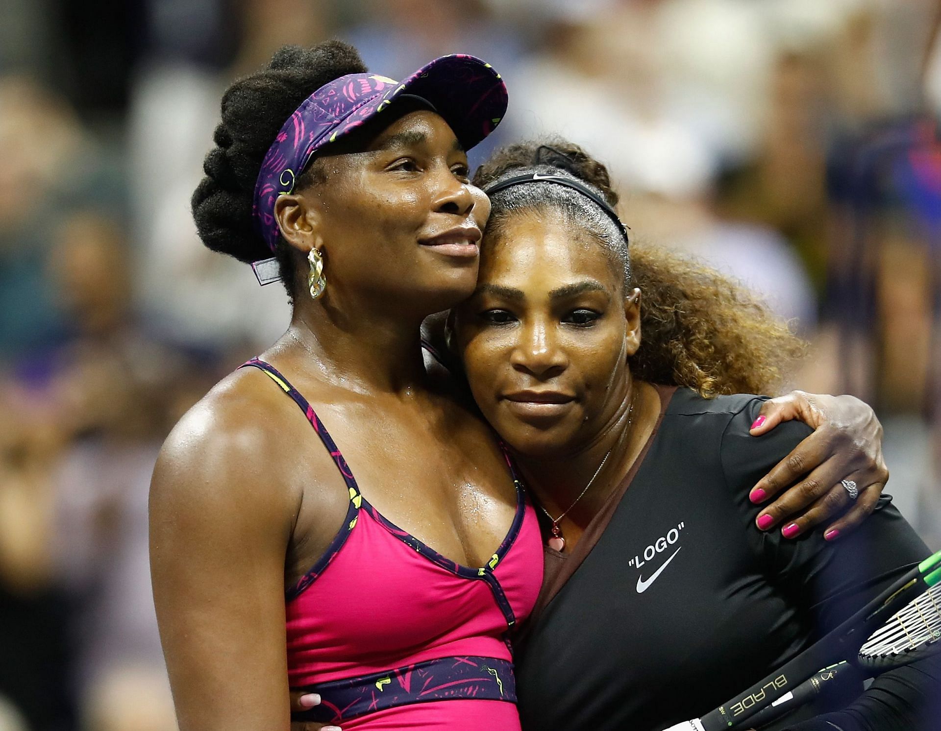 Venus (left) and Serena Williams