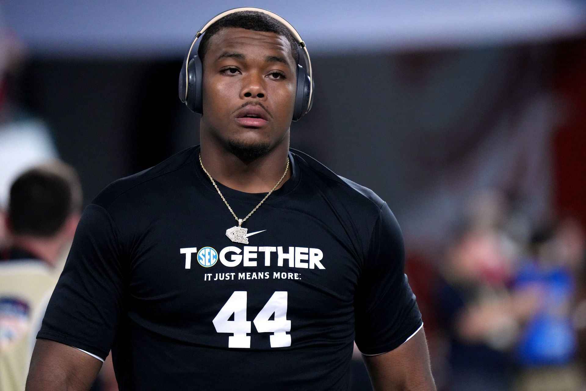 Travon Walker at the Capital One Orange Bowl