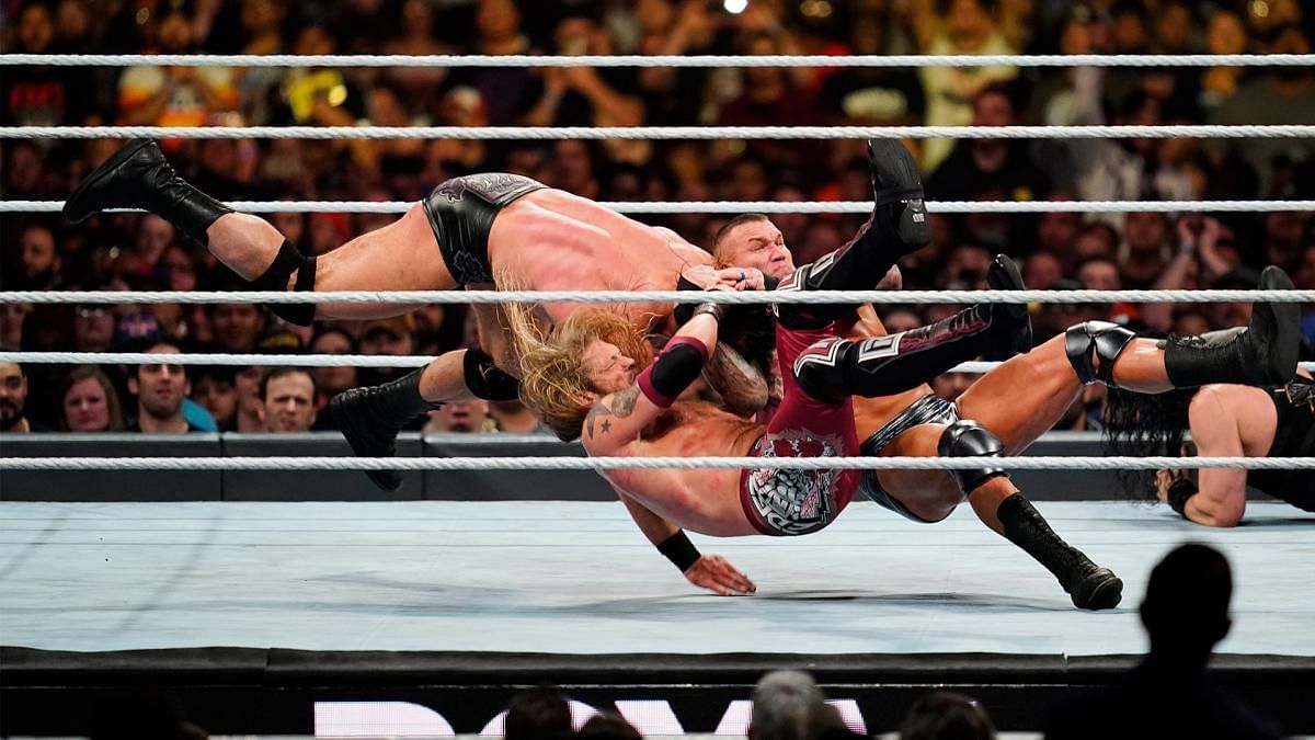 Randy Orton and Edge rekindle their Rated RKO tag team at the Royal Rumble 2020