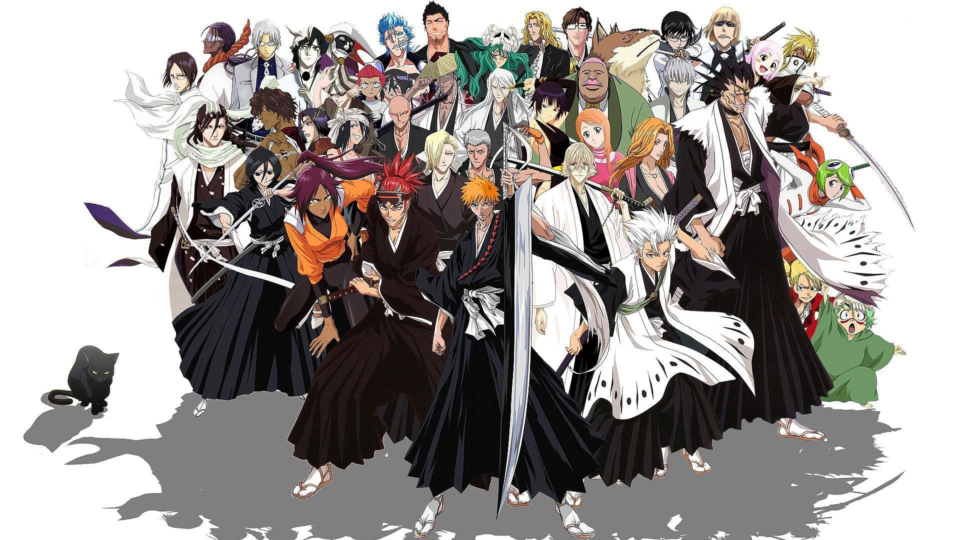 The Big Three series&#039; wide cast of characters is home to some of the best designs in anime and manga (Image via WordPress)