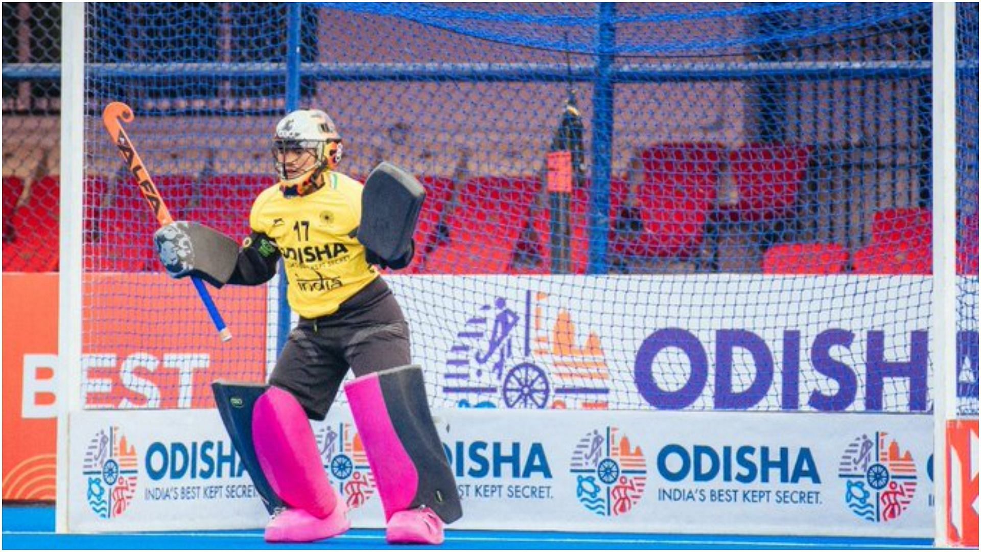 Goalkeeper Bichu Devi Kharibam (Pic Credit: Odisha Sports)