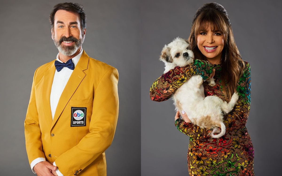 The American Rescue Dog Show cast list Rob Riggle, Paula Abdul and