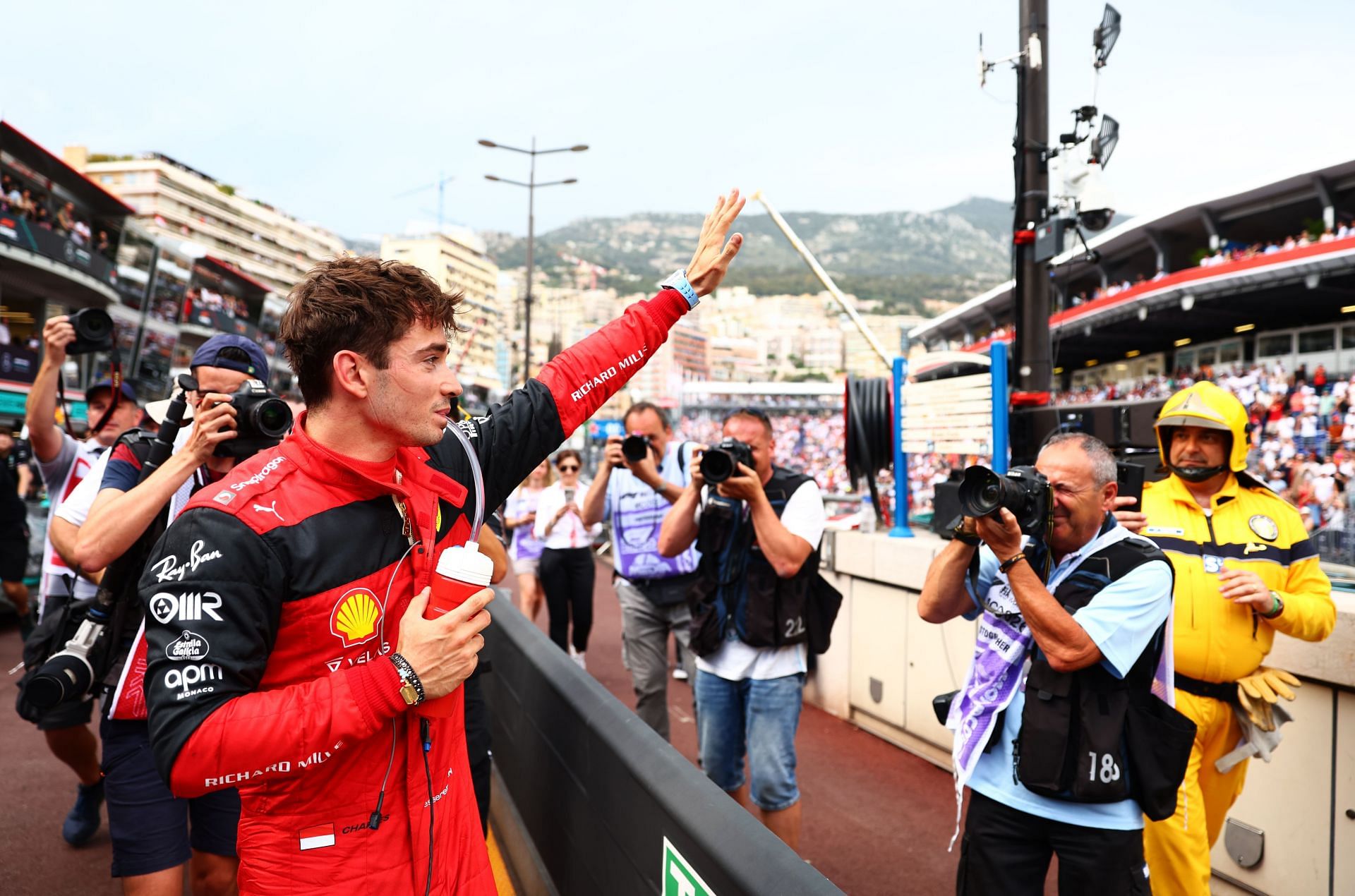F1 Grand Prix of Monaco - Qualifying - Charles Leclerc takes pole position.