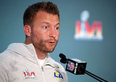 " Any misunderstanding was my fault"- Sean McVay clarifies on the viral video that appears to show him mocking Bill Belichick and Cole Strange
