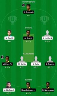 TRC vs PRC Fantasy Suggestion Team 2