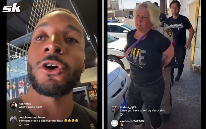 Video: White woman 'claiming' to be black harasses Clippers guard Norman Powell, later gets arrested as police tell her to "Shut the f**k up" on the player's Instagram live