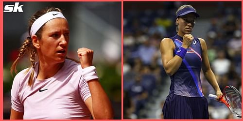 Victoria Azarenka takes on Viktorija Golubic in the first round of the Italian Open