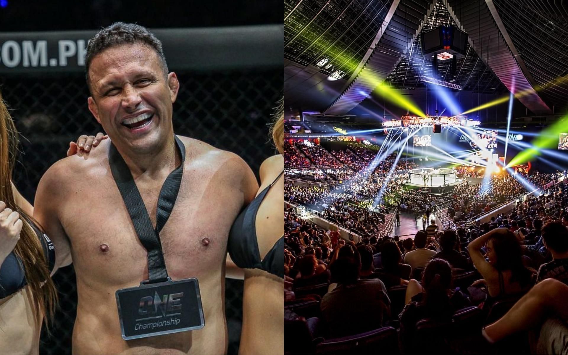 Renzo Gracie (left) praises ONE&#039;s production value. (Images courtesy of ONE Championship)