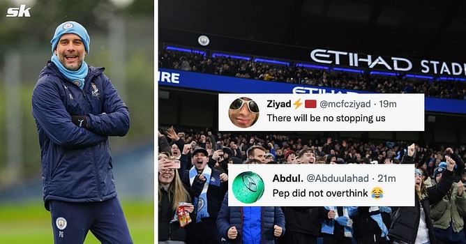 "Pep did not overthink" "All my prayers have been answered" - Manchester City fans thrilled with one player's inclusion in the starting XI against Real Madrid