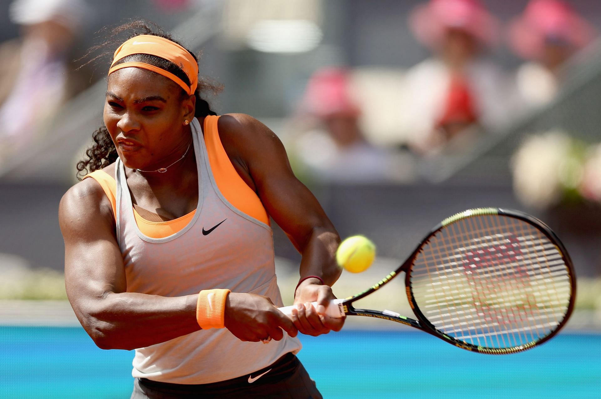 Serena Williams at the 2015 Madrid Open