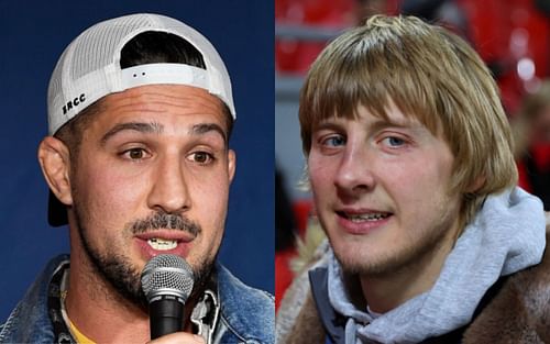 Brendan Schaub (left); Paddy Pimblett (right)