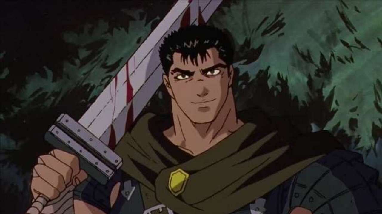Protagonist Guts as seen in the 1997 anime (Image via Oriental Light and Magic Studios)