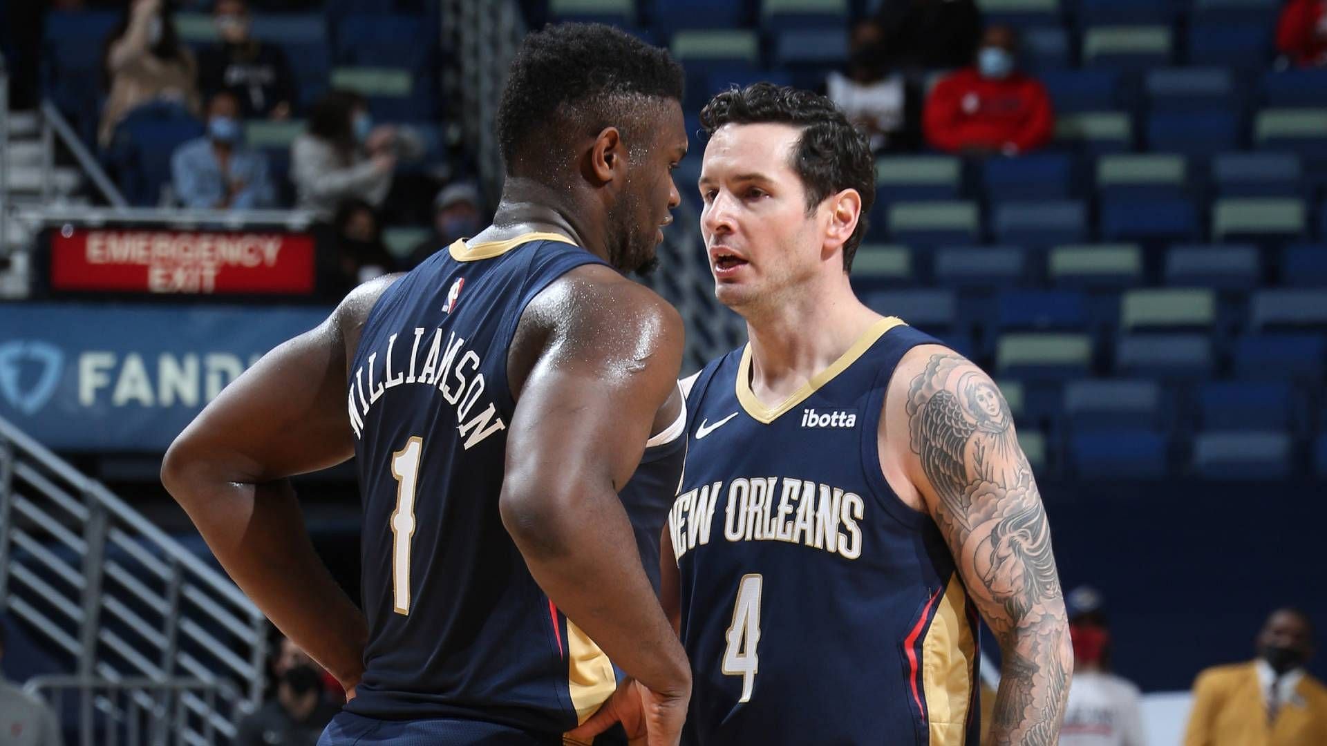 Zion Williamson and JJ Redick as teammates for the New Orleans Pelicans