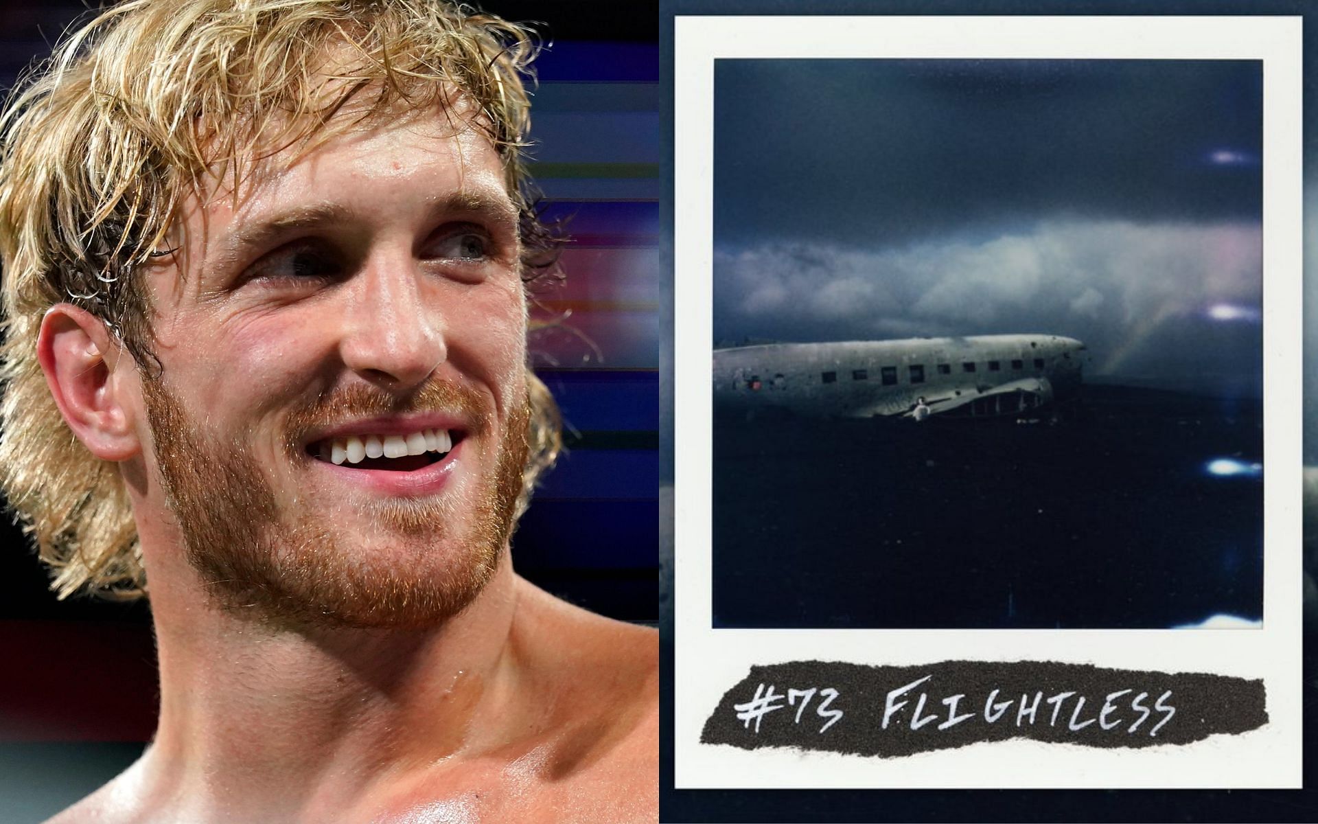 Logan Paul (left) and #73 Flightless (right)