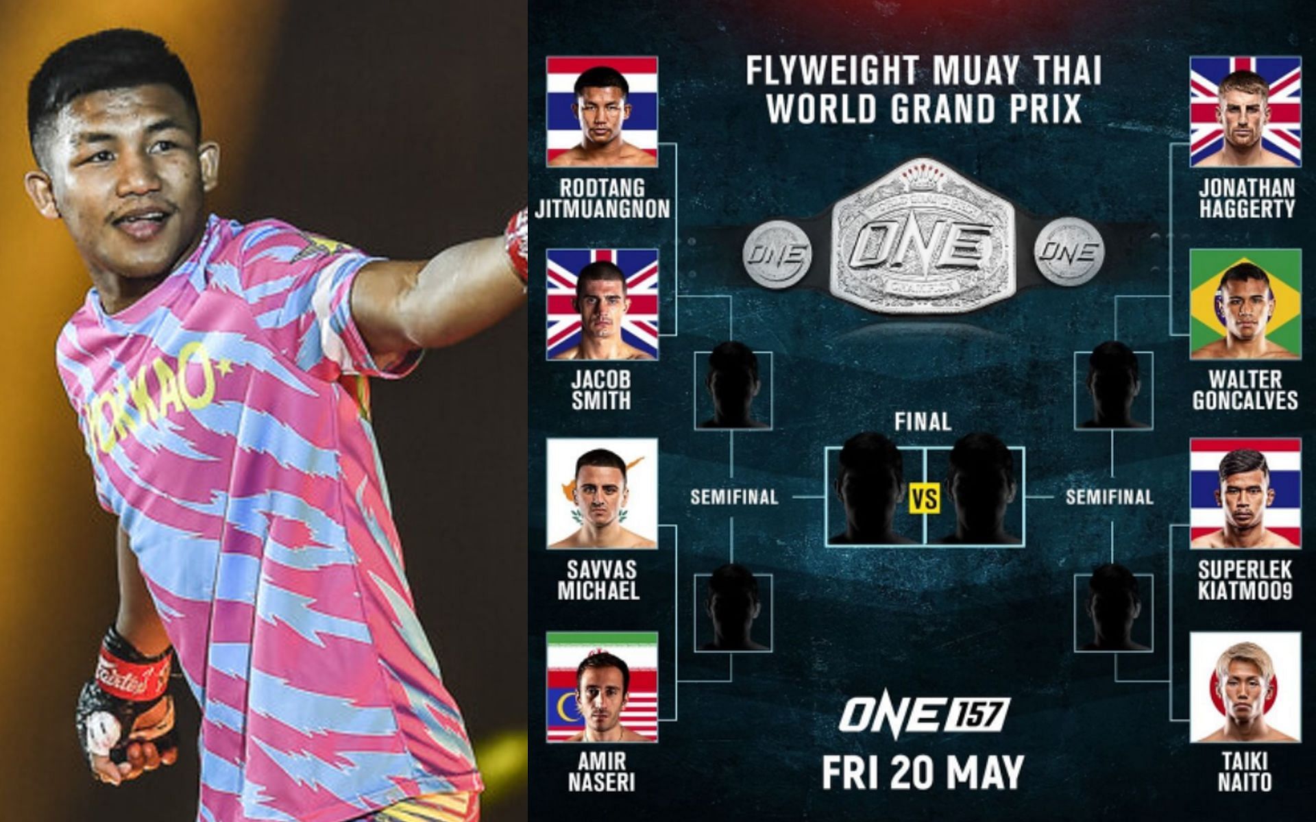 Rodtang Jitmuangnon made his picks for the ONE Flyweight Muay Thai World Grand Prix. | [Photos: ONE Championship]