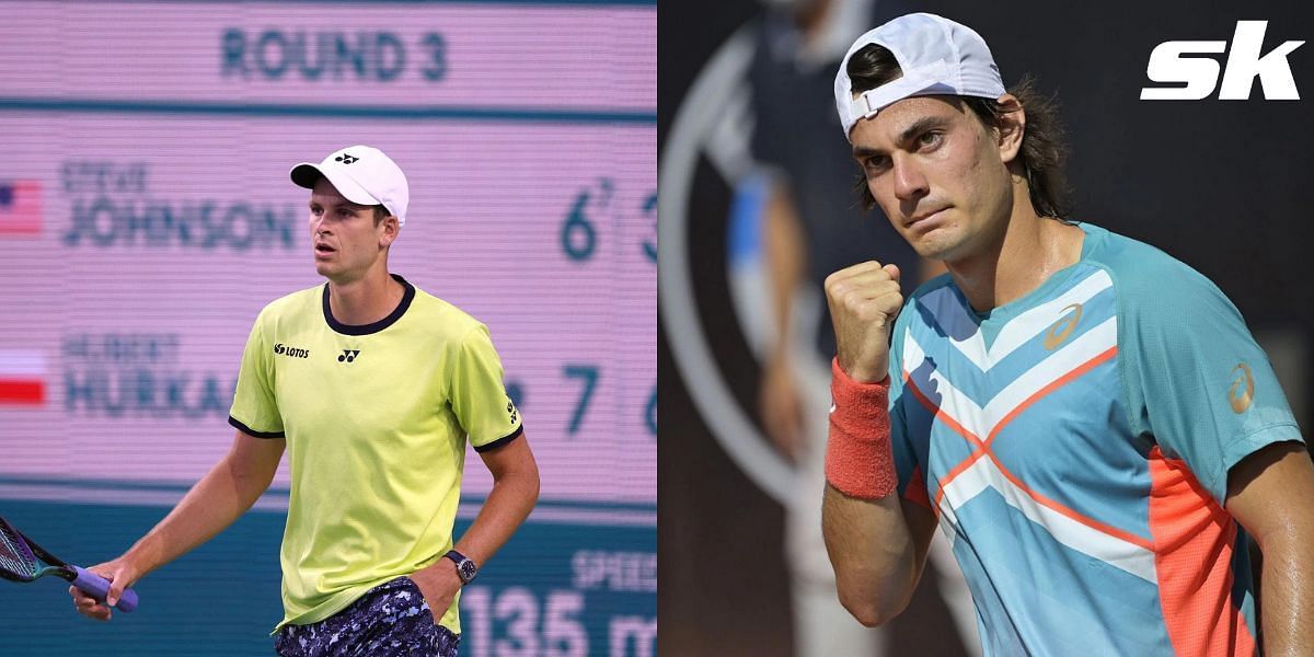 Hubert Hurkacz takes on Giulio Zeppieri in the first round of the French Open