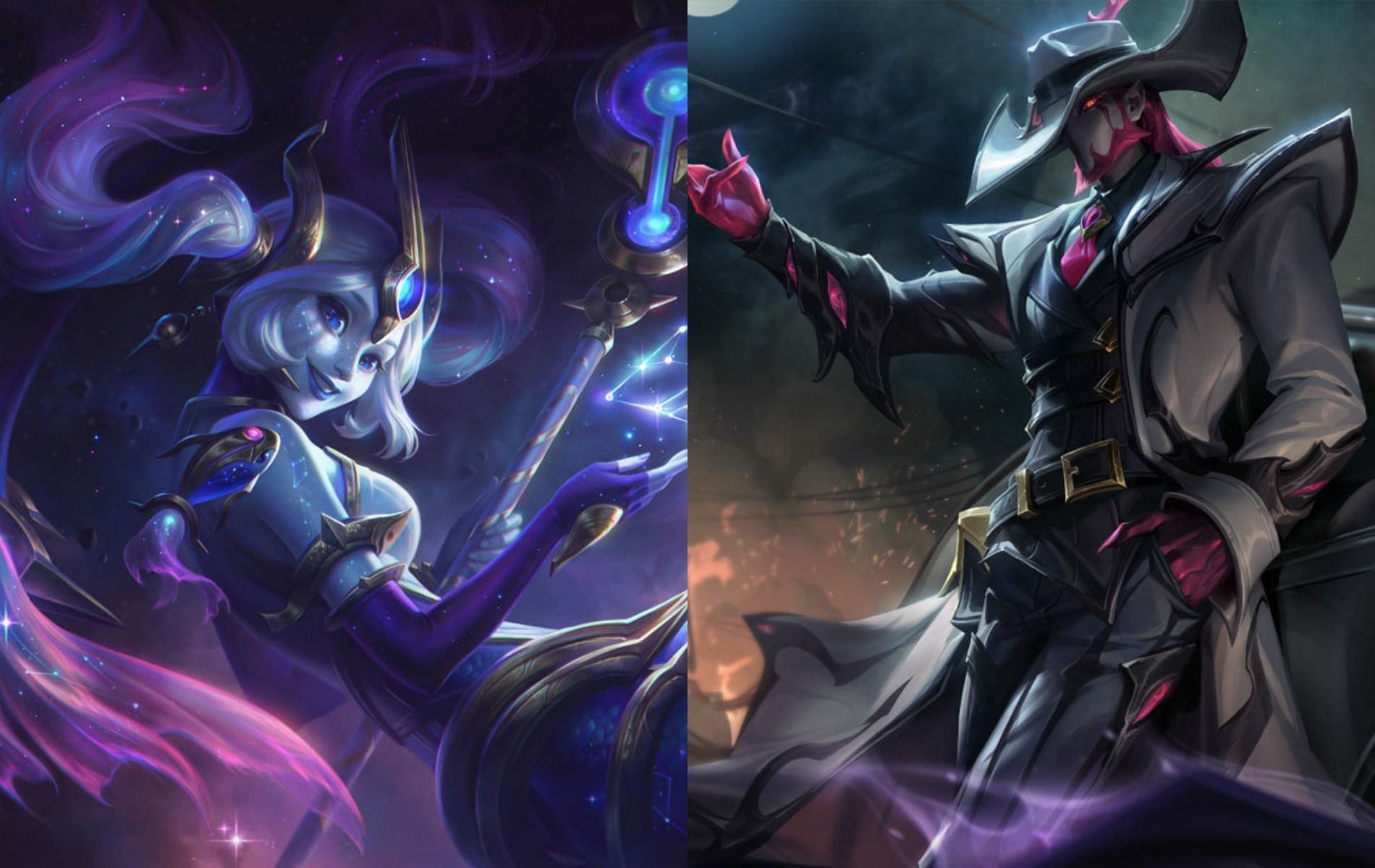 League of Legends developers are set to update the visuals for Nami and Twisted Fate (Images via Riot Games)