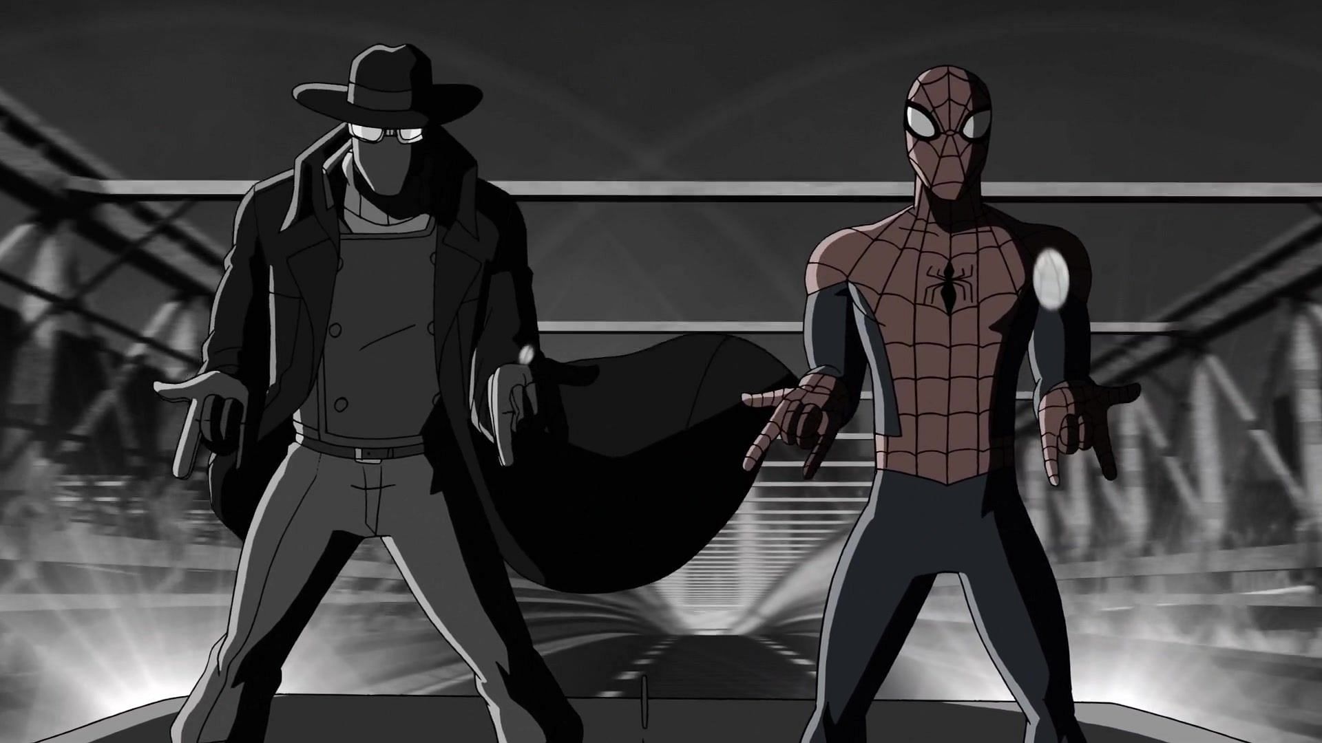 Noir como apareció en 'Ultimate Spider-Man'  (Imagen a través de Disney)