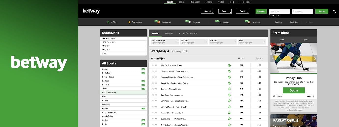 Betway is one of the biggest sportsbooks in the world