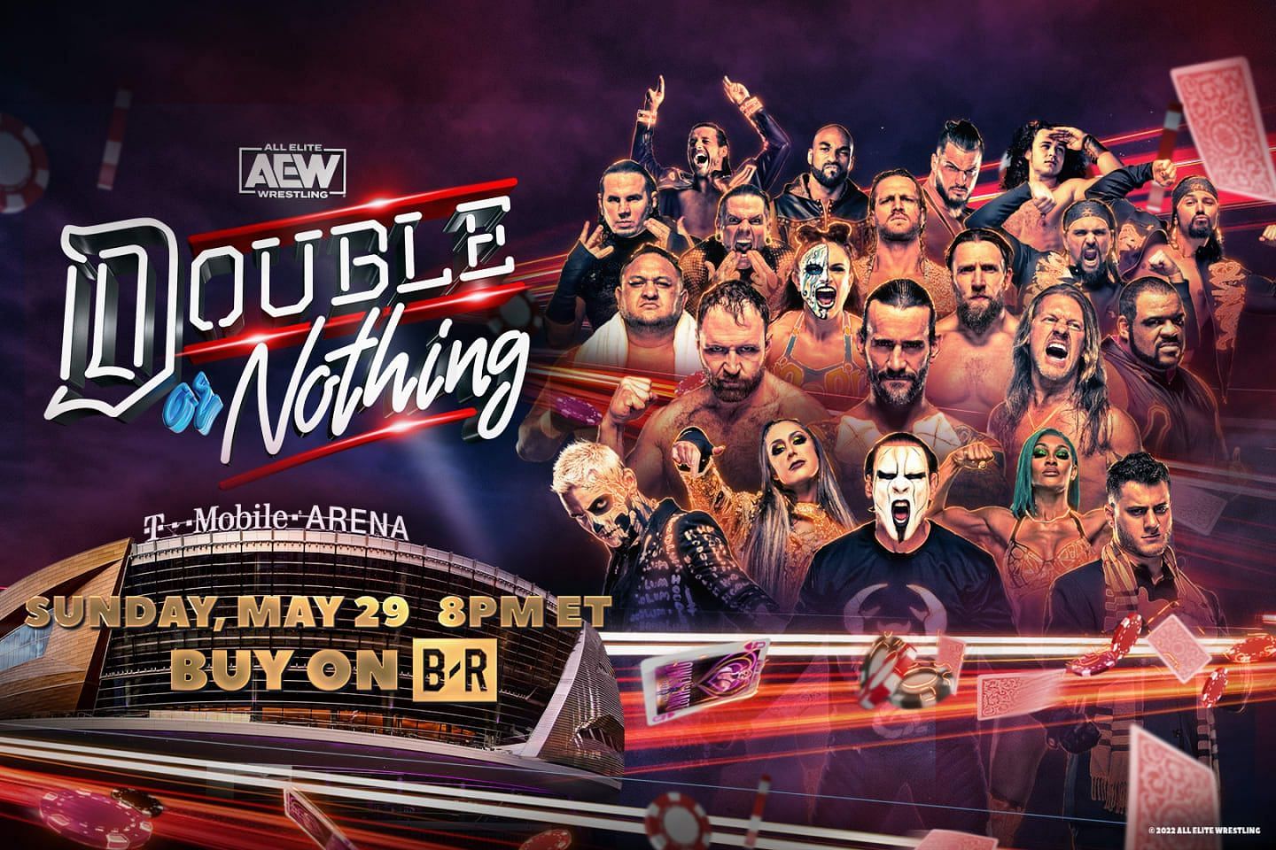 The Double or Nothing match card seems unbelievably stacked