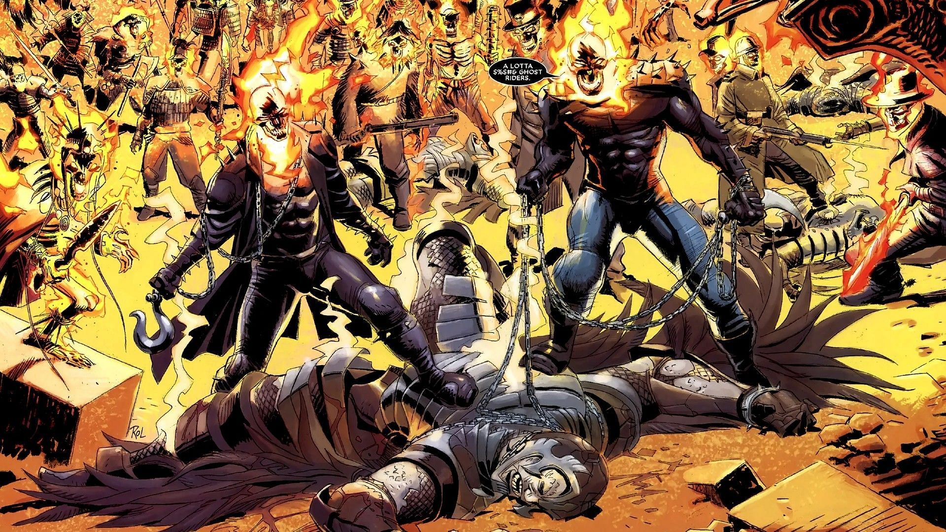 Ghost Rider is most associated with these comics (Image via Marvel Comics)