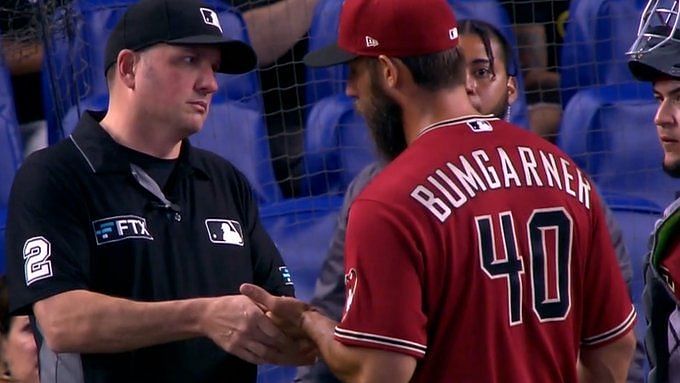 MLB umpire involved in Madison Bumgarner altercation issues a public  statement