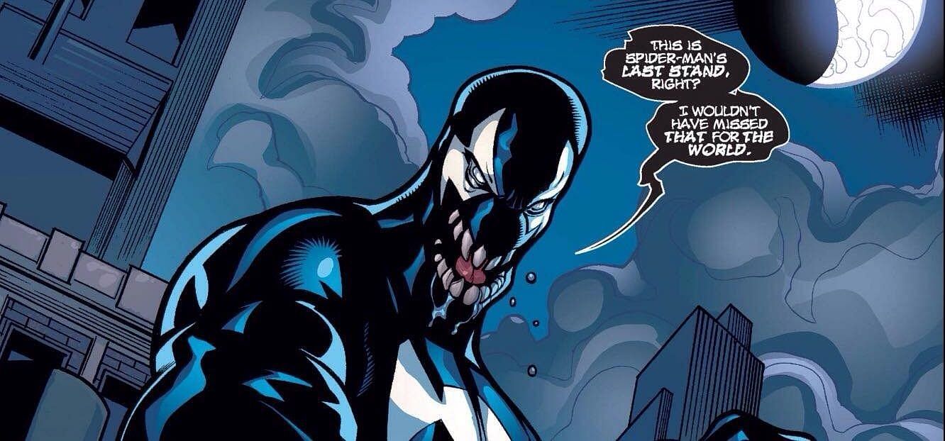 Mac Gargan with the Venom symbiote (Image via Marvel Comics)